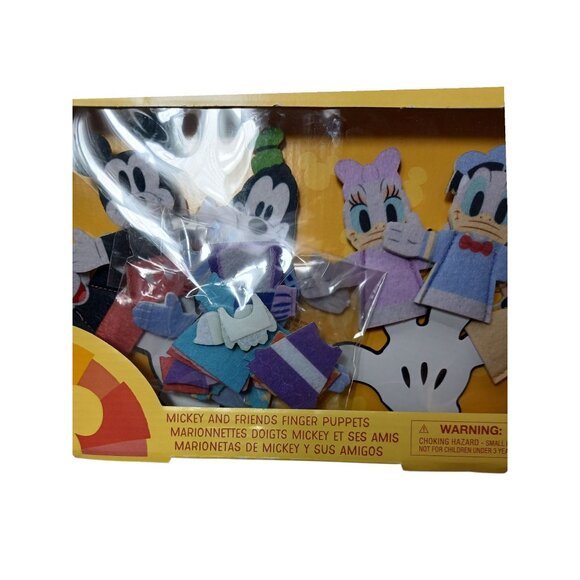 Disney Mickey & Friends Finger Puppet Set 22 Pieces Felt Material Multicolor - Picture 7 of 7
